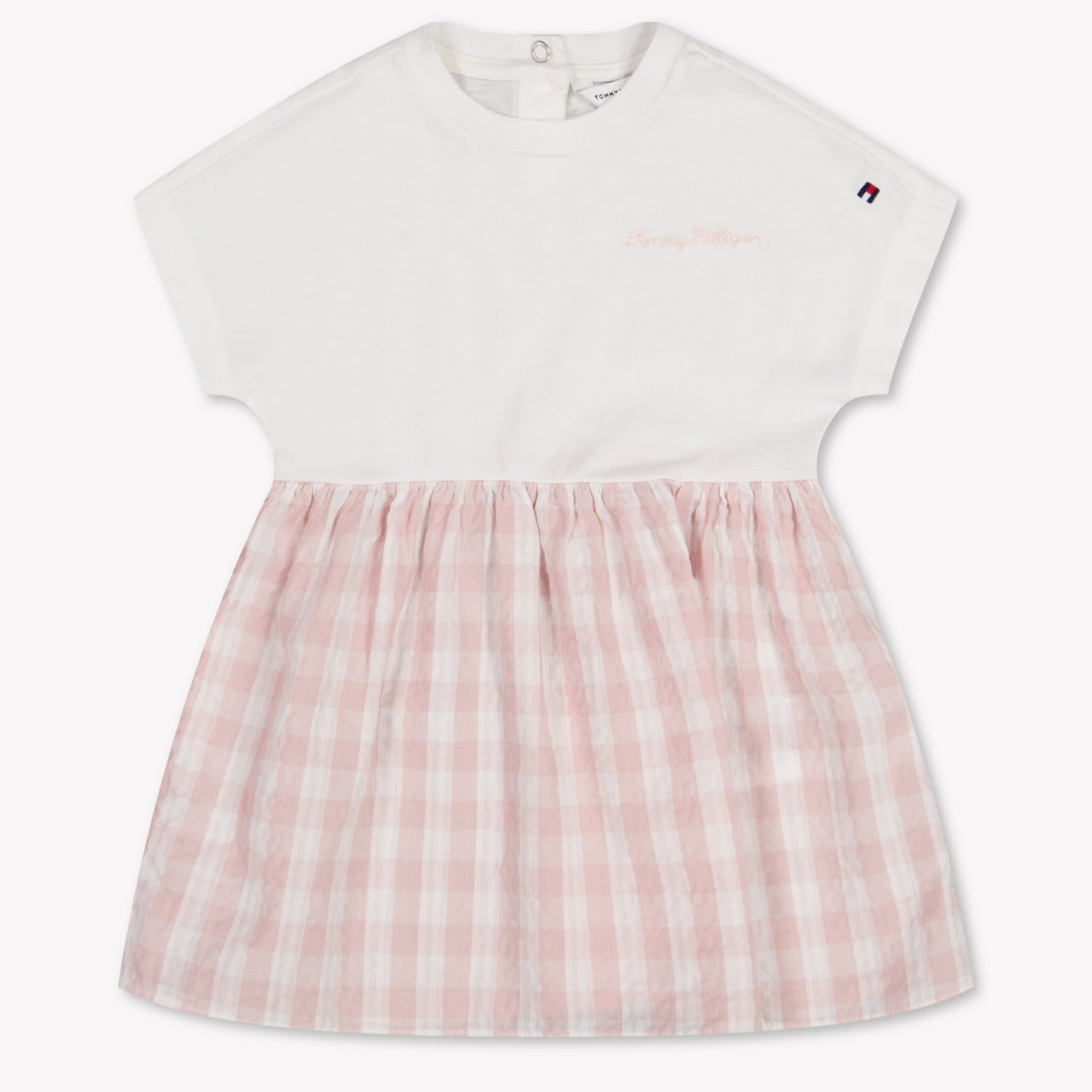 Tommy Hilfiger Baby Meisjes Jurk In Licht Roze