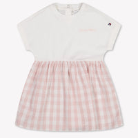 Tommy Hilfiger Baby Meisjes Jurk In Licht Roze