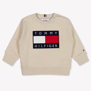 Tommy Hilfiger Baby Unisex Trui In Beige