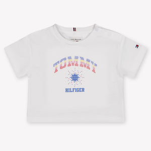Tommy Hilfiger Baby Meisjes T-Shirt In Wit