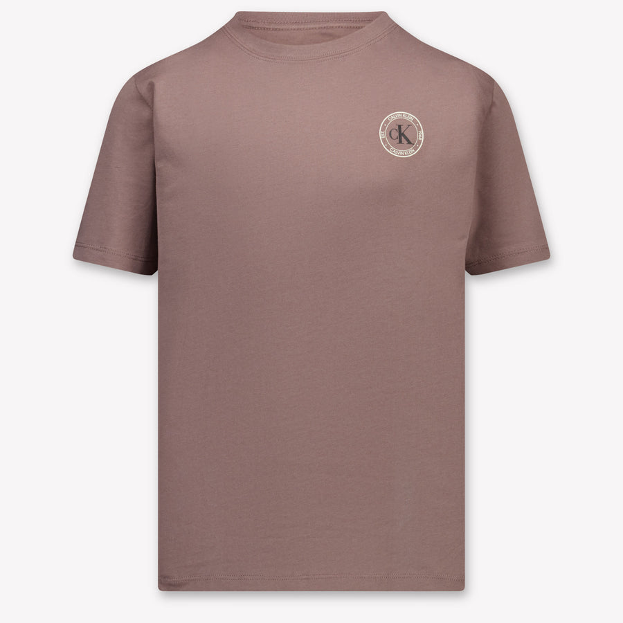 Calvin Klein Kinder Jongens T-Shirt In Grijs