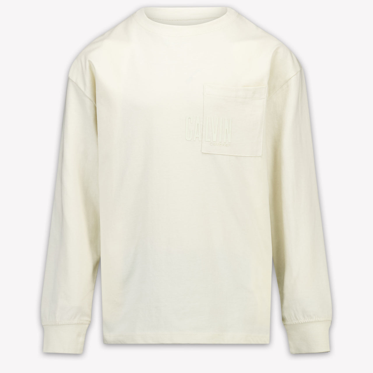 Calvin Klein Kinder Jongens T-Shirt In Off White