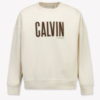 Calvin Klein Kinder Jongens Trui In Off White