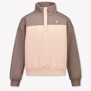 Calvin Klein Kinder Meisjes Trui In Licht Roze