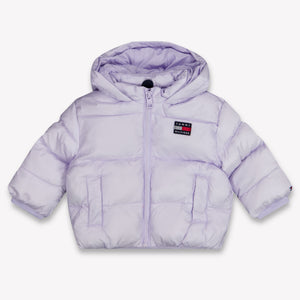 Tommy Hilfiger Baby Meisjes Winterjas In Lila