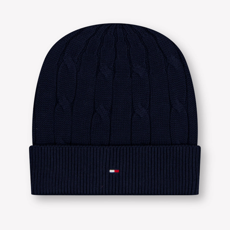 Tommy Hilfiger Kinder Unisex Muts In Navy