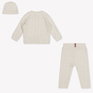 Tommy Hilfiger Baby Unisex Setje In Off White