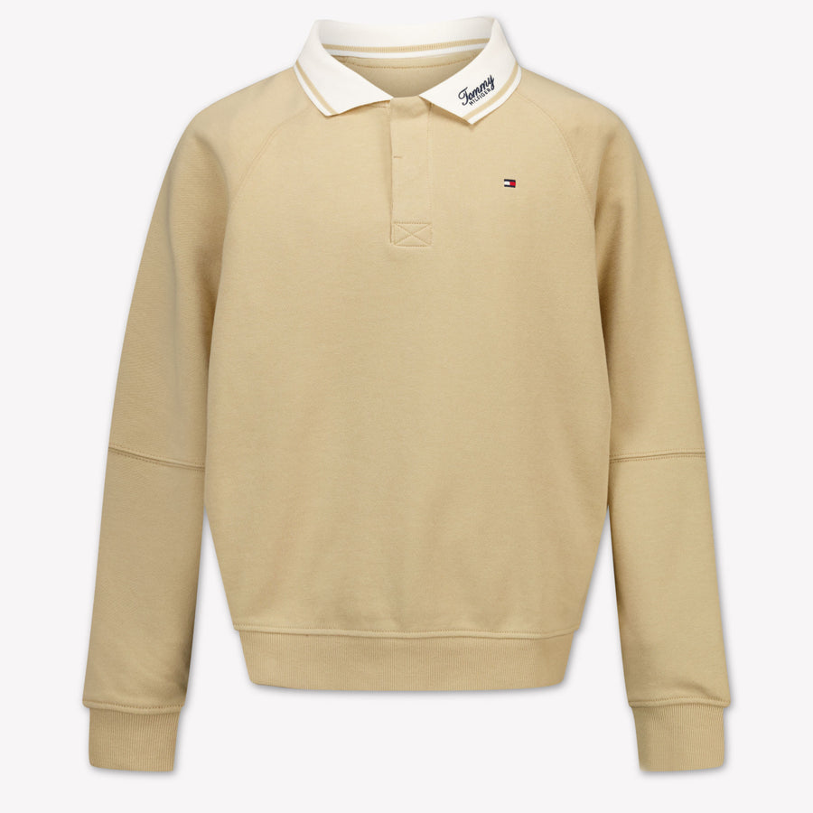 Tommy Hilfiger Kinder Jongens Trui In Beige