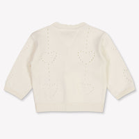 Tommy Hilfiger Baby Meisjes Vest In Off White
