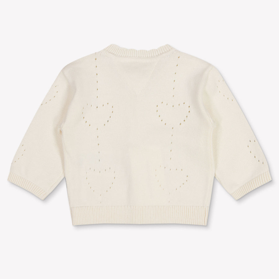 Tommy Hilfiger Baby Meisjes Vest In Off White