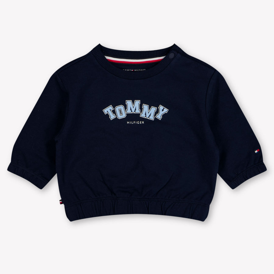 Tommy Hilfiger Baby Jongens Trui In Navy