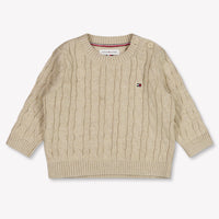 Tommy Hilfiger Baby Unisex Trui In Beige