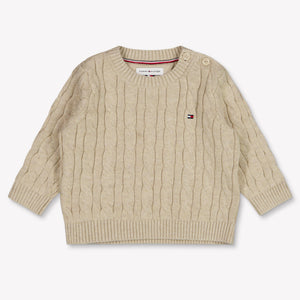Tommy Hilfiger Baby Unisex Trui In Beige