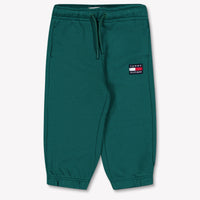 Tommy Hilfiger Baby Unisex Broek In Donker Groen