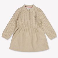 Tommy Hilfiger Baby Meisjes Jurk In Beige