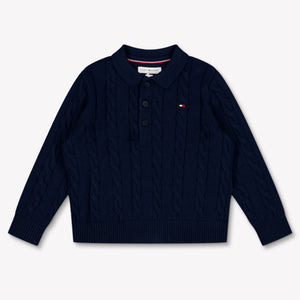 Tommy Hilfiger Baby Jongens Trui In Navy
