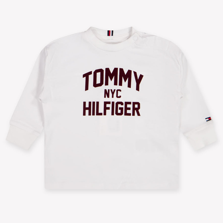 Tommy Hilfiger Baby Jongens T-Shirt In Wit