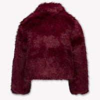 Tommy Hilfiger Kinder Meisjes Faux Fur Jassen In Bordeaux