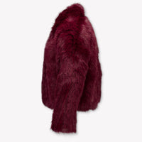 Tommy Hilfiger Kinder Meisjes Faux Fur Jassen In Bordeaux