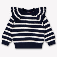 Tommy Hilfiger Baby Meisjes Trui In Navy