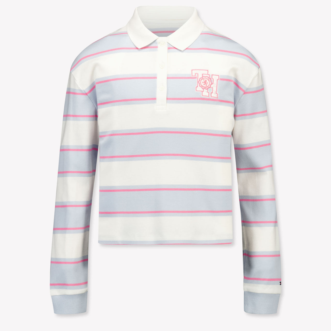 Tommy Hilfiger Kinder Meisjes Polo In Licht Blauw