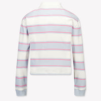 Tommy Hilfiger Kinder Meisjes Polo In Licht Blauw