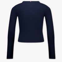 Tommy Hilfiger Kinder Meisjes T-Shirt In Navy