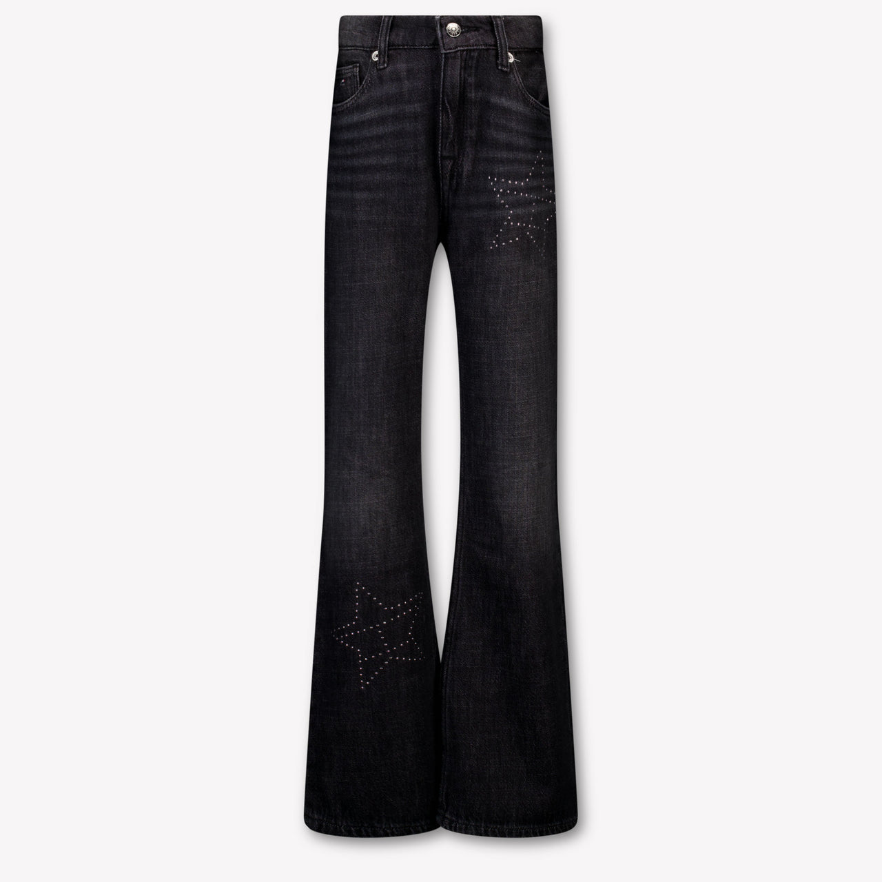 Tommy Hilfiger Kinder Meisjes Jeans In Zwart