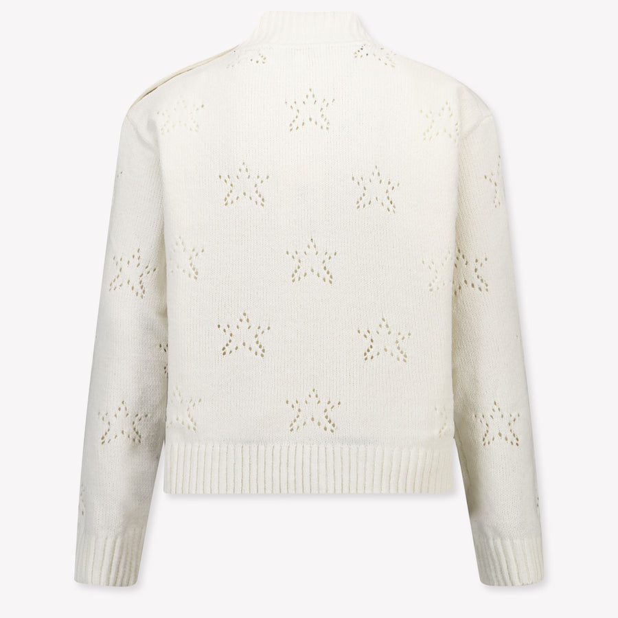 Tommy Hilfiger Kinder Meisjes Trui In Off White
