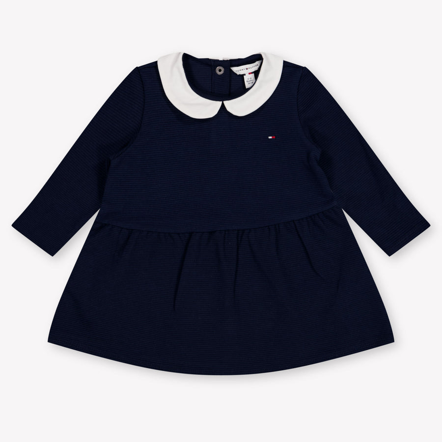 Tommy Hilfiger Baby Meisjes Jurk In Navy
