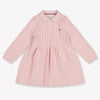 Tommy Hilfiger Baby Meisjes Jurk In Licht Roze