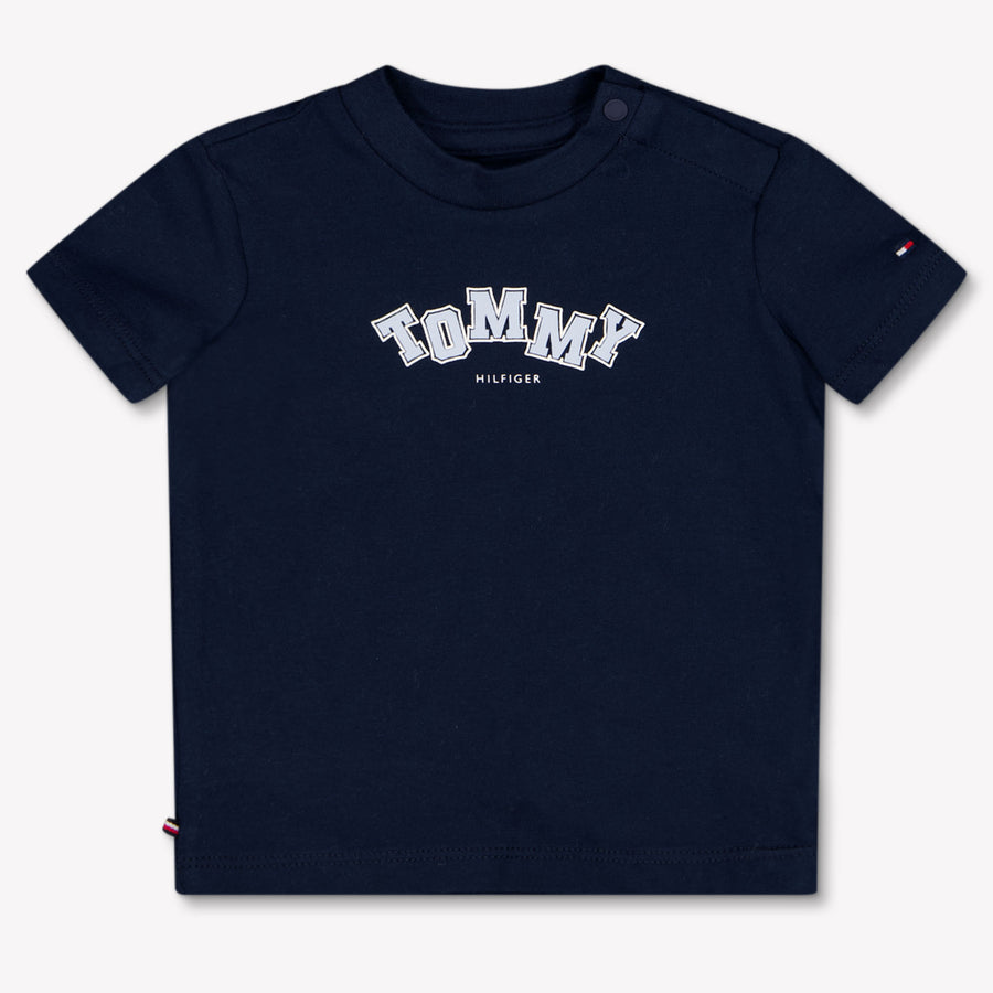 Tommy Hilfiger Baby Jongens T-Shirt In Navy