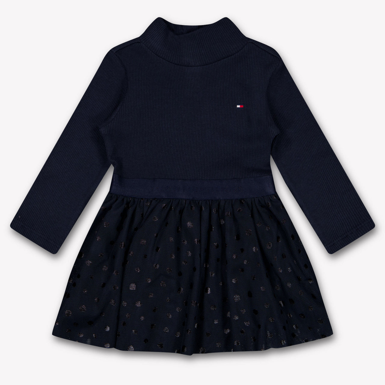 Tommy Hilfiger Baby Meisjes Jurk In Navy
