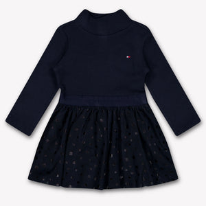 Tommy Hilfiger Baby Meisjes Jurk In Navy