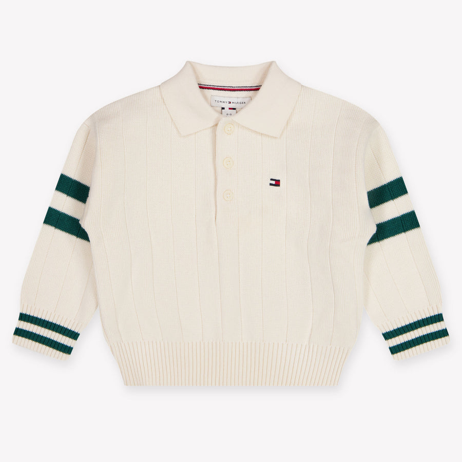 Tommy Hilfiger Baby Jongens Trui In Off White
