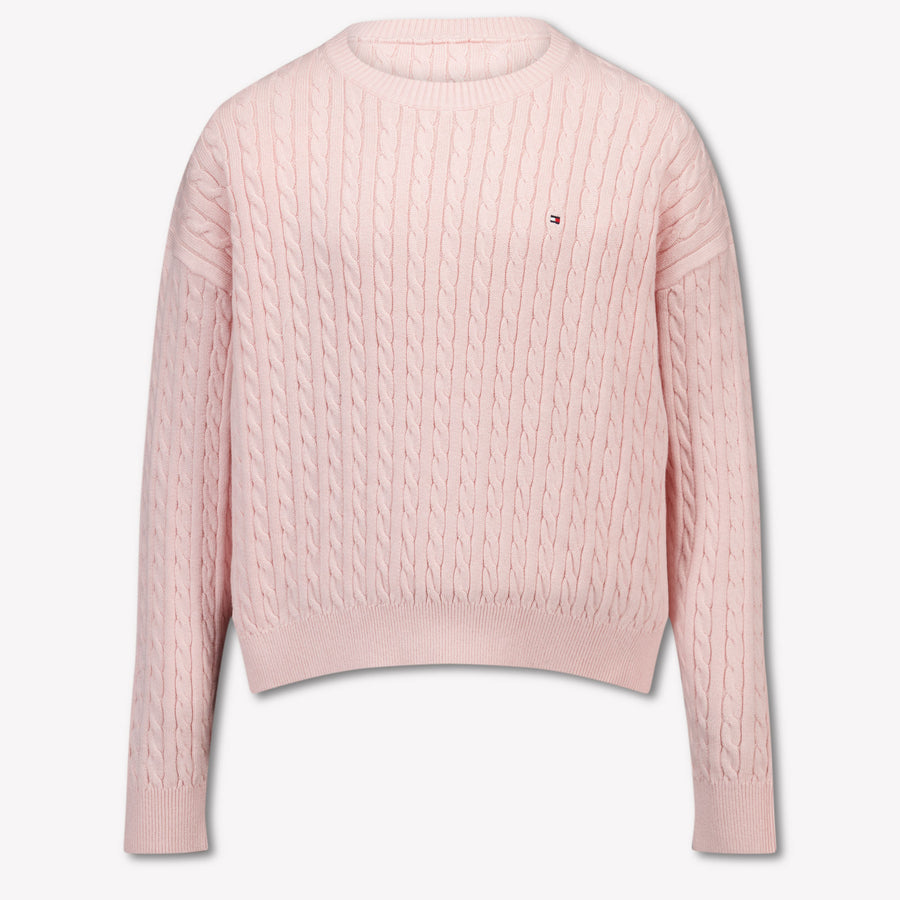 Tommy Hilfiger Kinder Meisjes Trui In Licht Roze