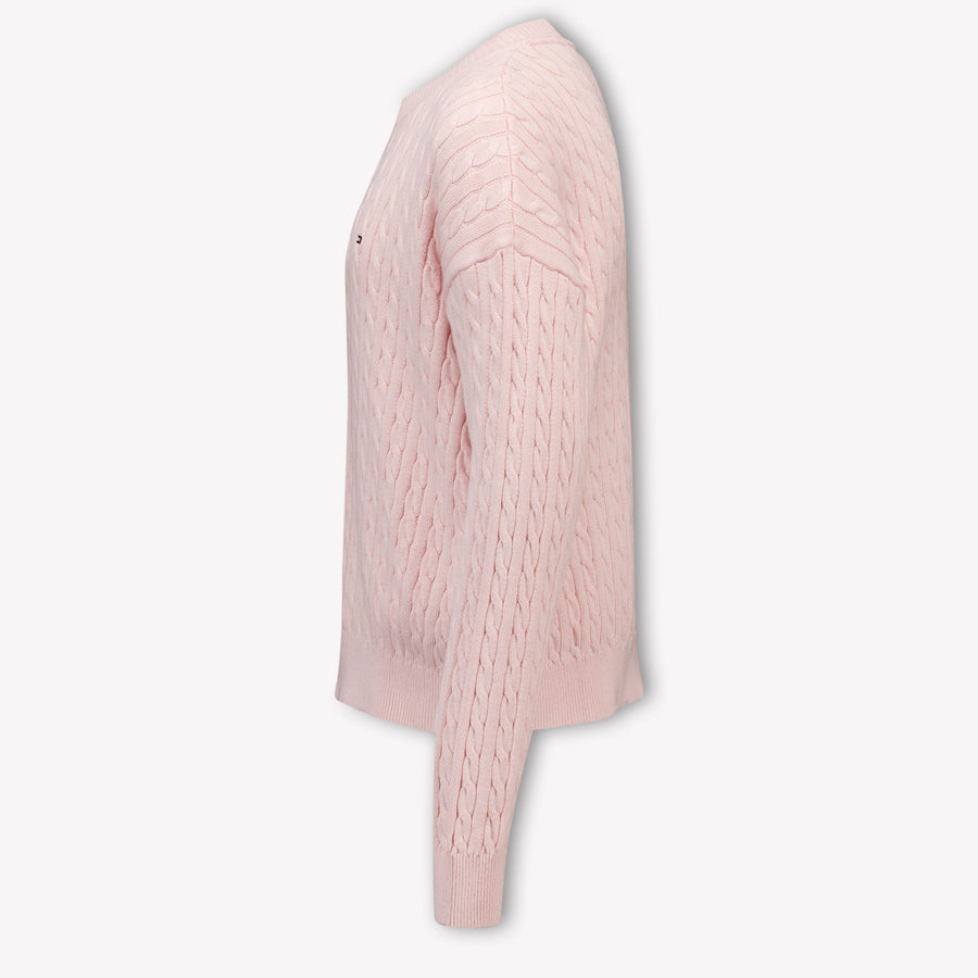 Tommy Hilfiger Kinder Meisjes Trui In Licht Roze
