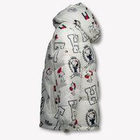 Tommy Hilfiger Kinder Unisex Winterjas In Off White