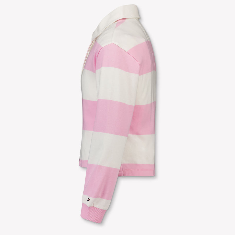 Tommy Hilfiger Kinder Meisjes T-Shirt In Licht Roze