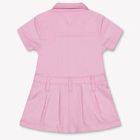 Tommy Hilfiger Baby Meisjes Jurk In Licht Roze