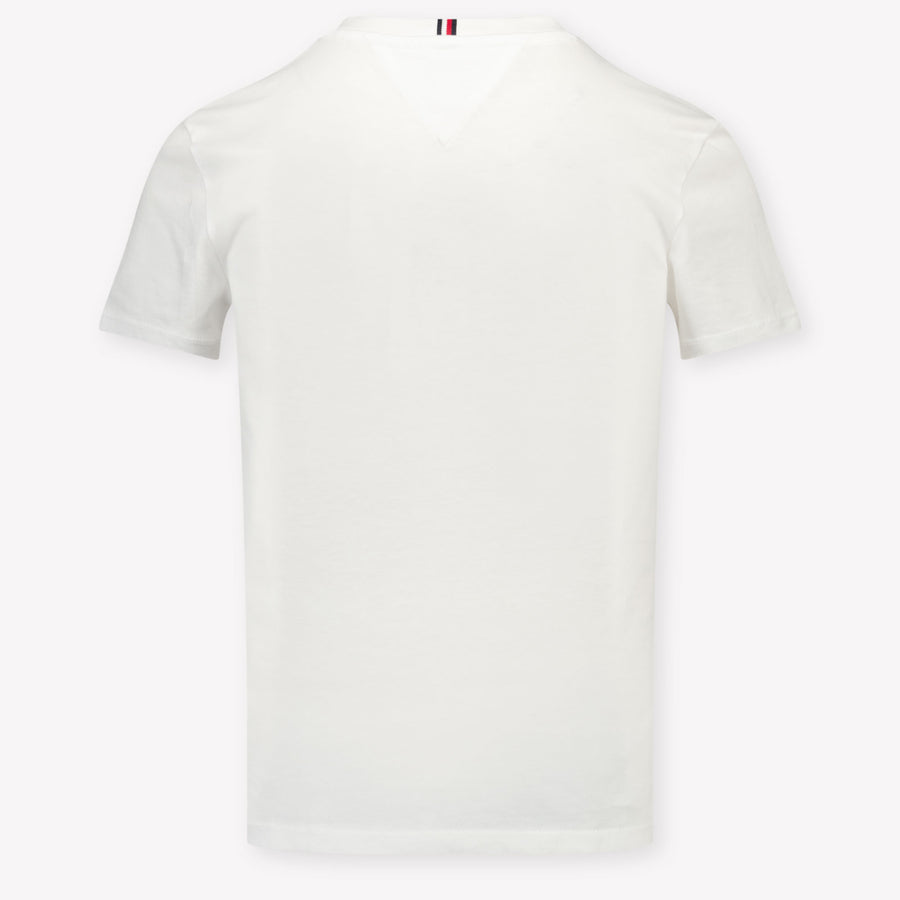 Tommy Hilfiger Kinder Jongens T-Shirt In Wit