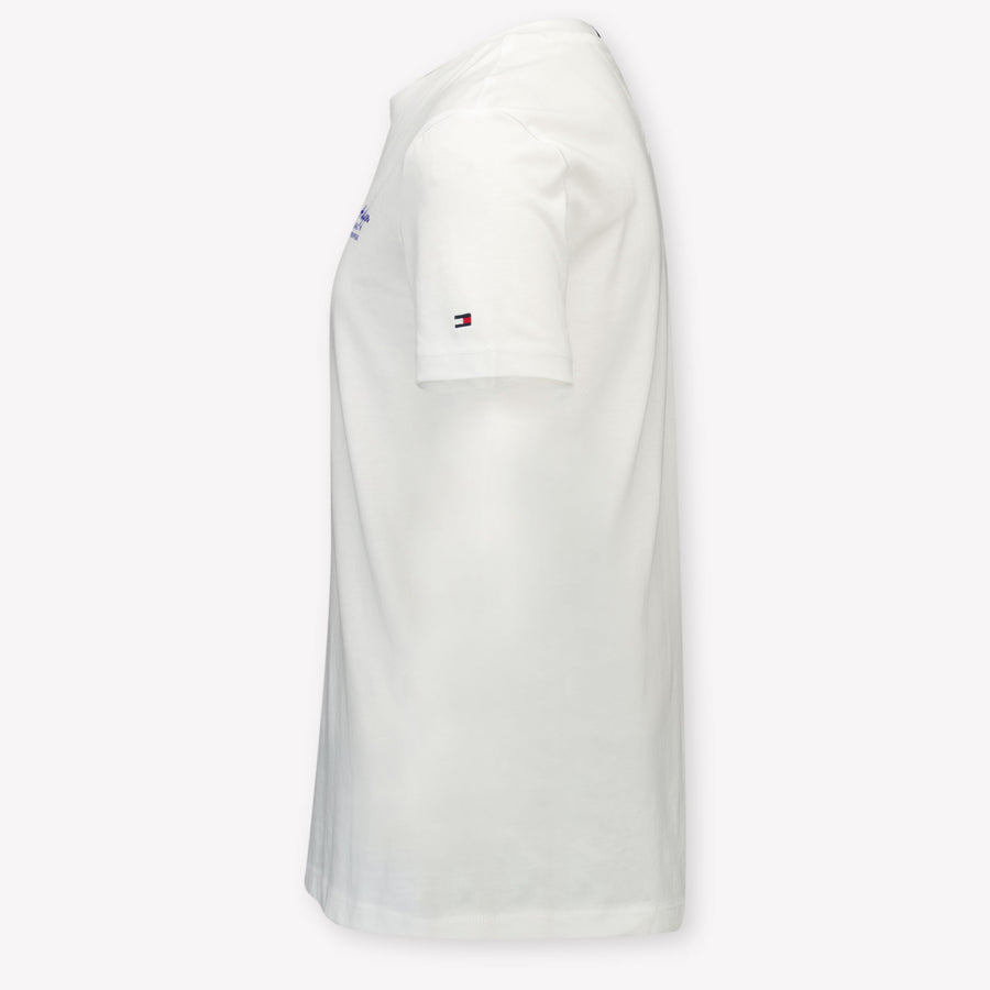 Tommy Hilfiger Kinder Jongens T-Shirt In Wit