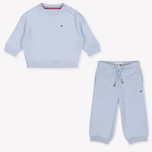 Tommy Hilfiger Baby Unisex Joggingpak In Licht Blauw