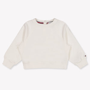 Tommy Hilfiger Baby Meisjes Trui In Off White