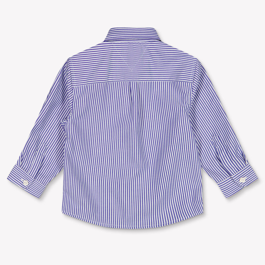 Tommy Hilfiger Baby Jongens Blouse In Cobalt Blauw