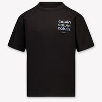 Calvin Klein Kinder Garçons T-Shirt In Noir