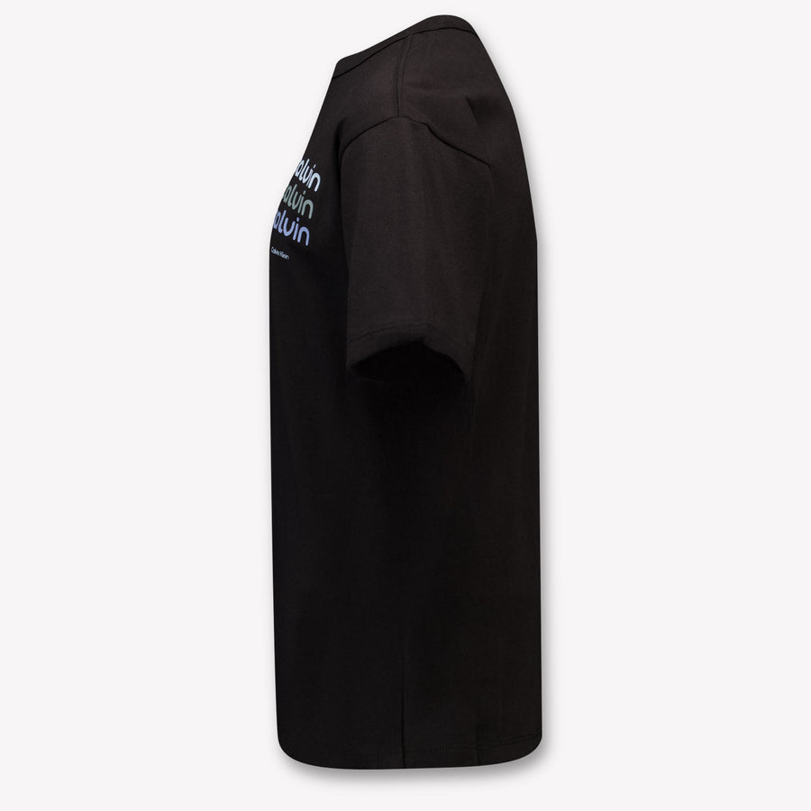 Calvin Klein Kinder Garçons T-Shirt In Noir