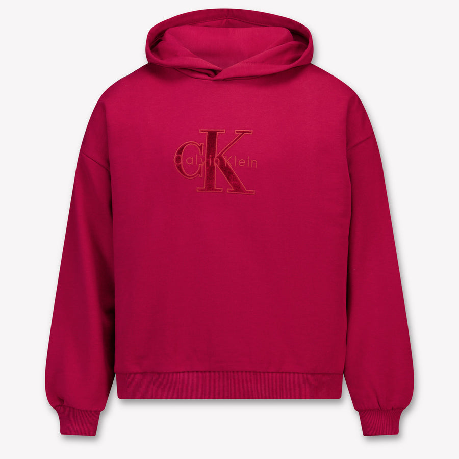 Calvin Klein Pull Filles Enfant Bordeaux