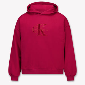 Calvin Klein Pull Filles Enfant Bordeaux