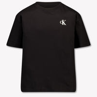 Calvin Klein Kinder Jongens T-Shirt In Zwart